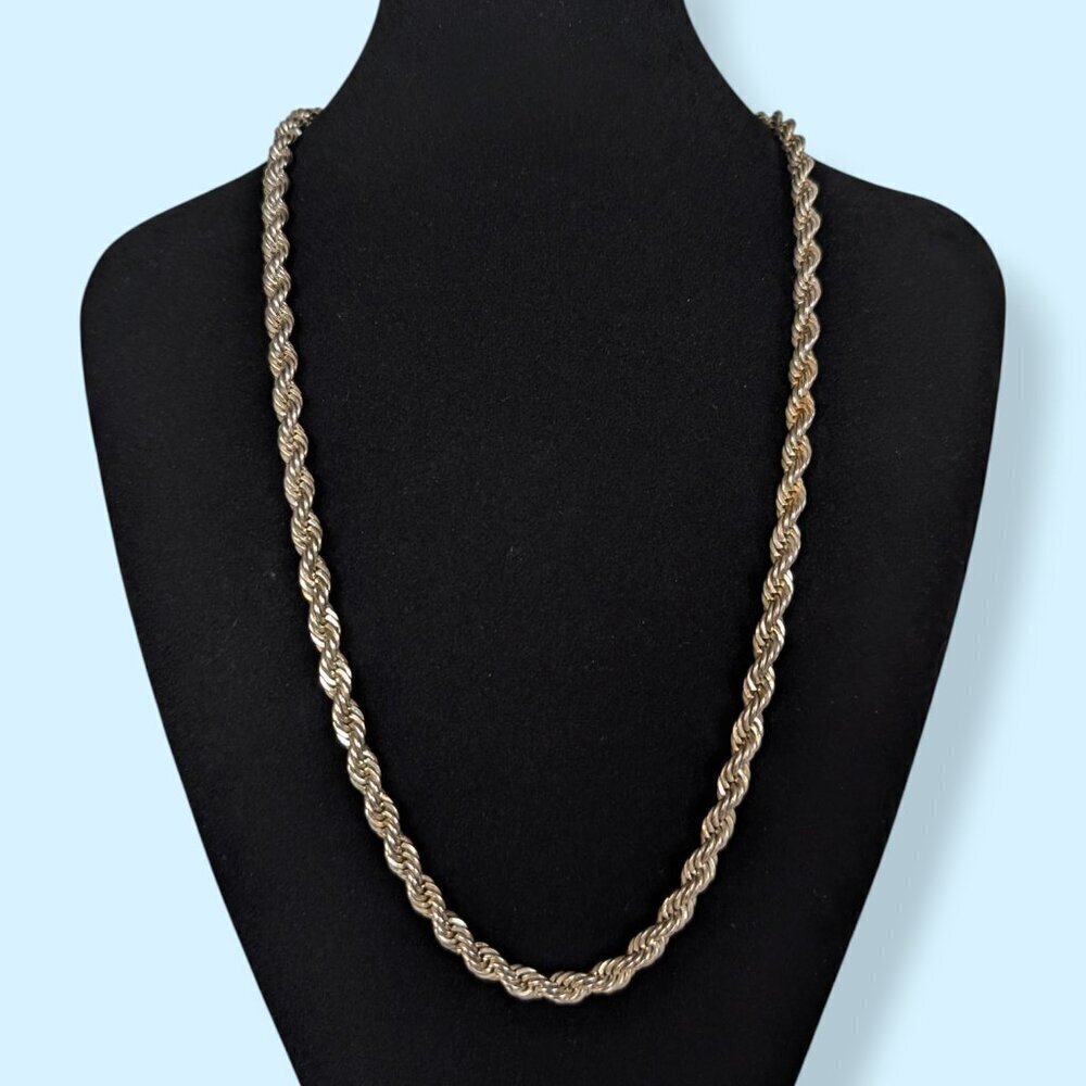 (2/$20) Vintage Rope Chain Necklace - Picture 2 of 5